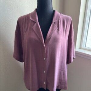 MADEWELL XL CROP CAMP SHIRT